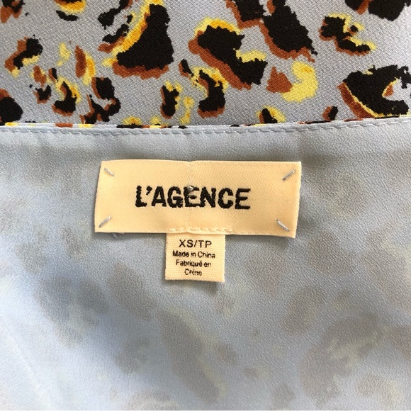 L’AGENCE Gabriella Leopard Print Cami XS - Picture 3 of 3